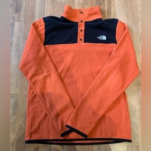 The north face button up fleece